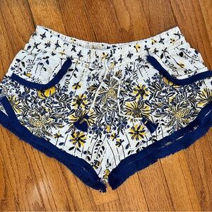 Poupette St. Barth Boxer Lulu White Blue Riviera